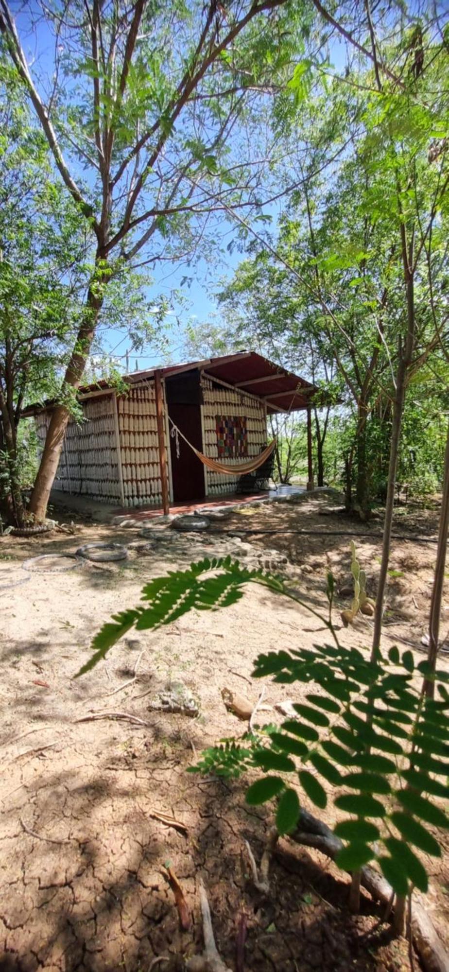 Alojamiento Casa De Campo Los Cactus Villavieja Bagian luar foto