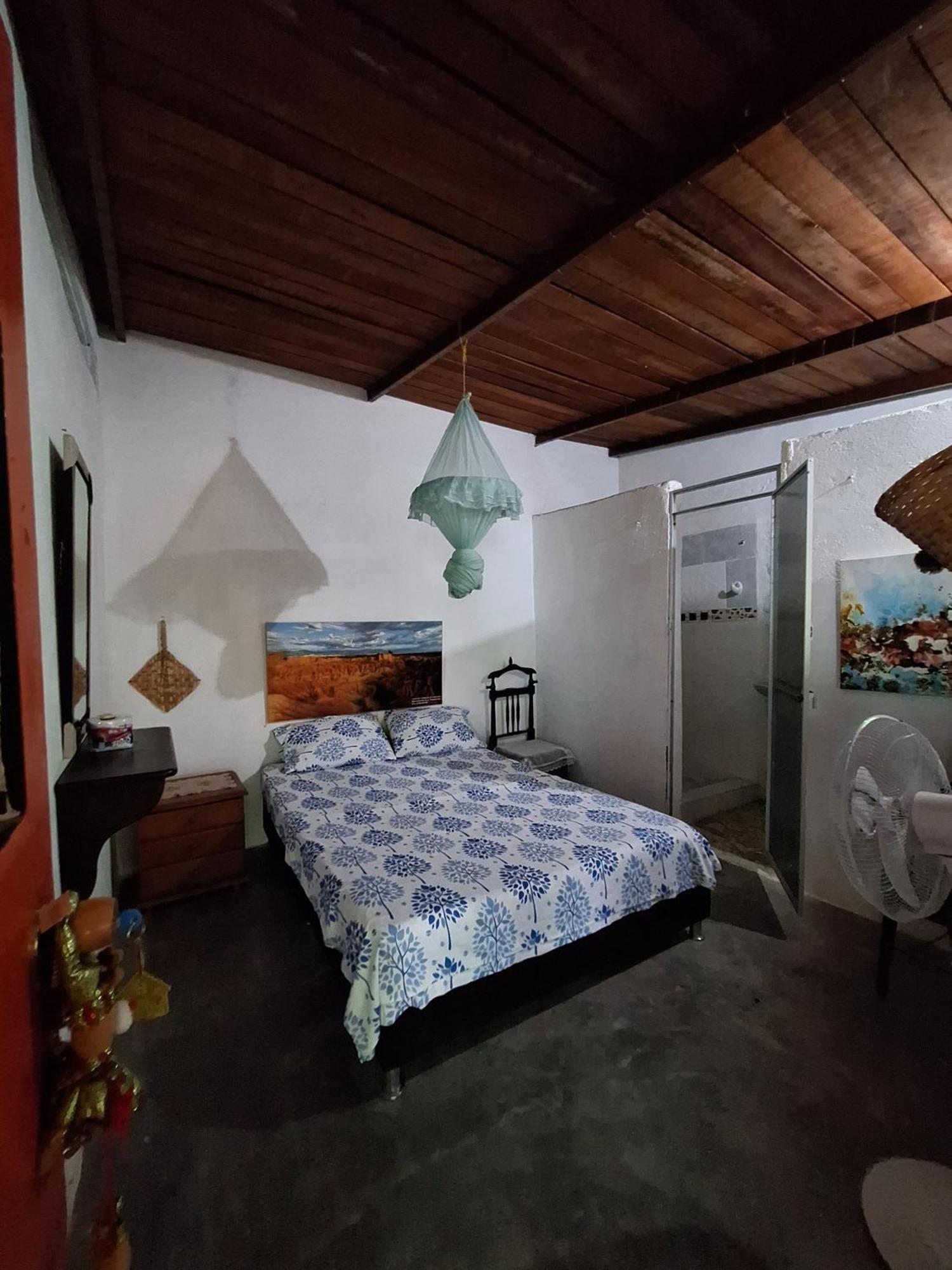 Alojamiento Casa De Campo Los Cactus Villavieja Bagian luar foto